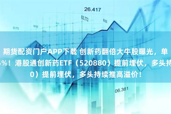 期货配资门户APP下载 创新药翻倍大牛股曝光，单周疯涨超205%！港股通创新药ETF（520880）提前埋伏，多头持续推高溢价！